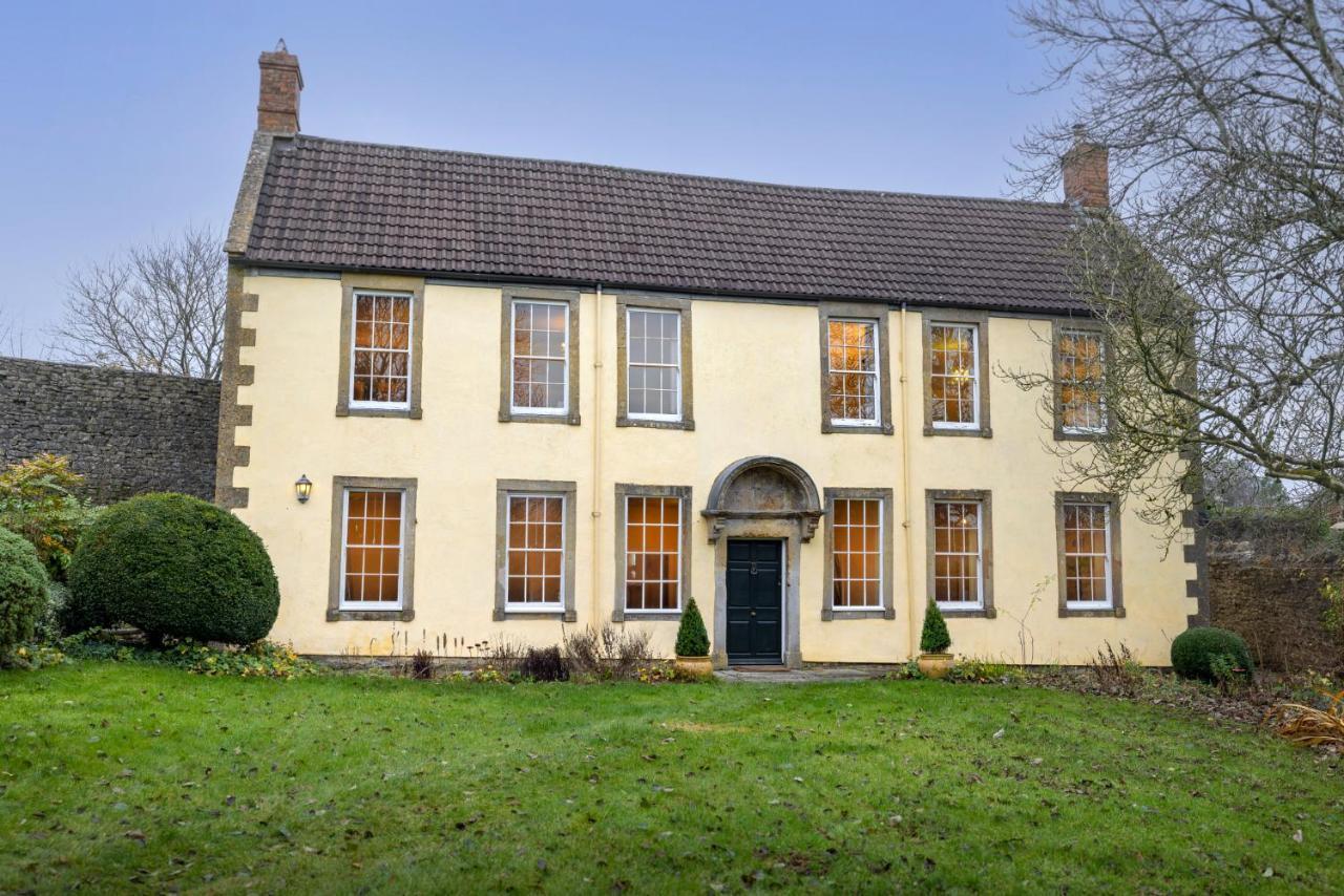 Topside House - Beautiful 7 Bedroom House With Hottub Wifi And Parking Near Bath Wells Frome Oakhill Bagian luar foto