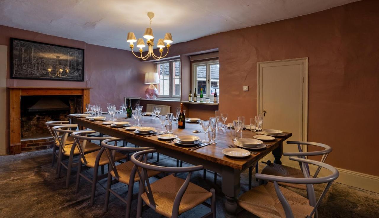 Topside House - Beautiful 7 Bedroom House With Hottub Wifi And Parking Near Bath Wells Frome Oakhill Bagian luar foto