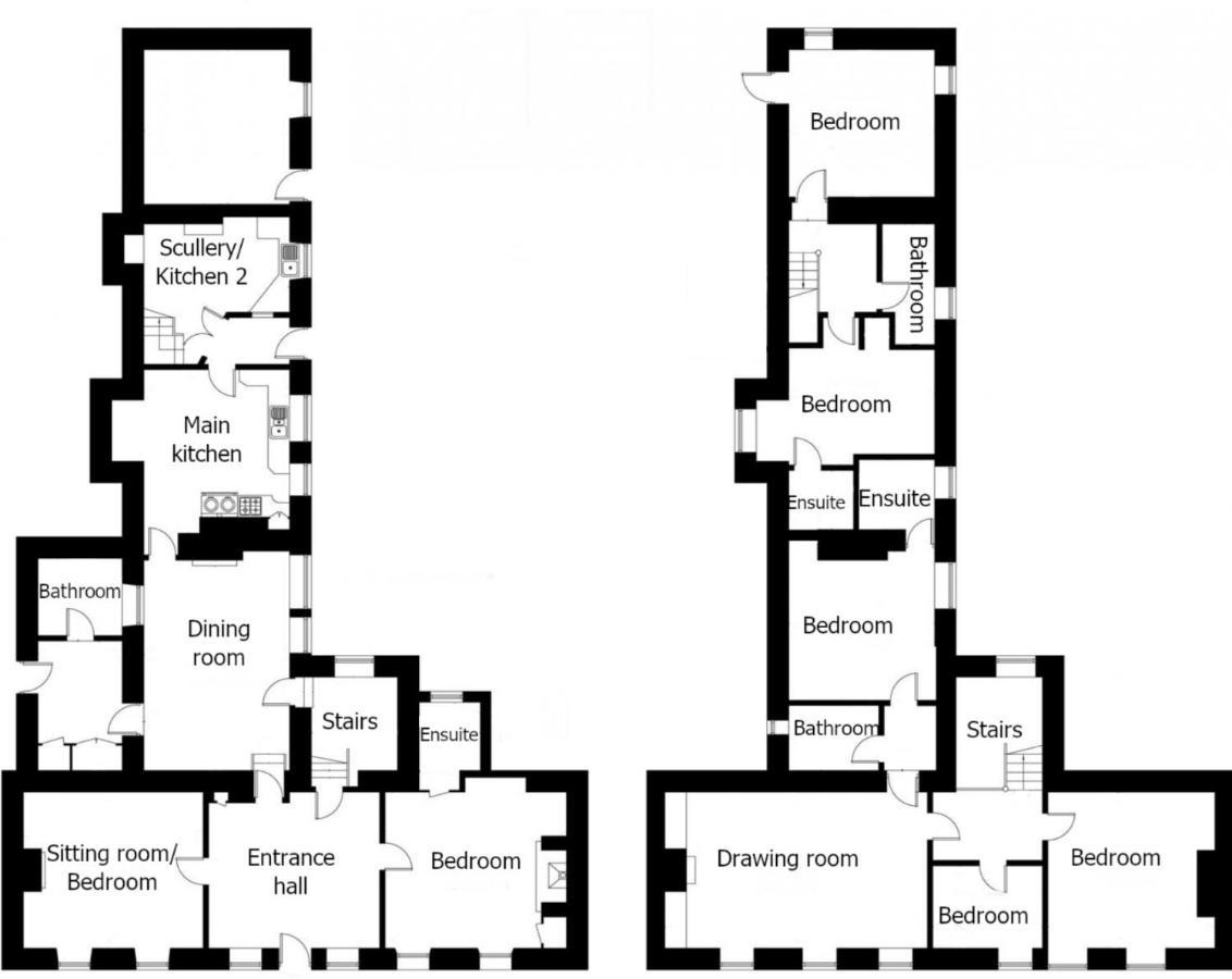 Topside House - Beautiful 7 Bedroom House With Hottub Wifi And Parking Near Bath Wells Frome Oakhill Bagian luar foto